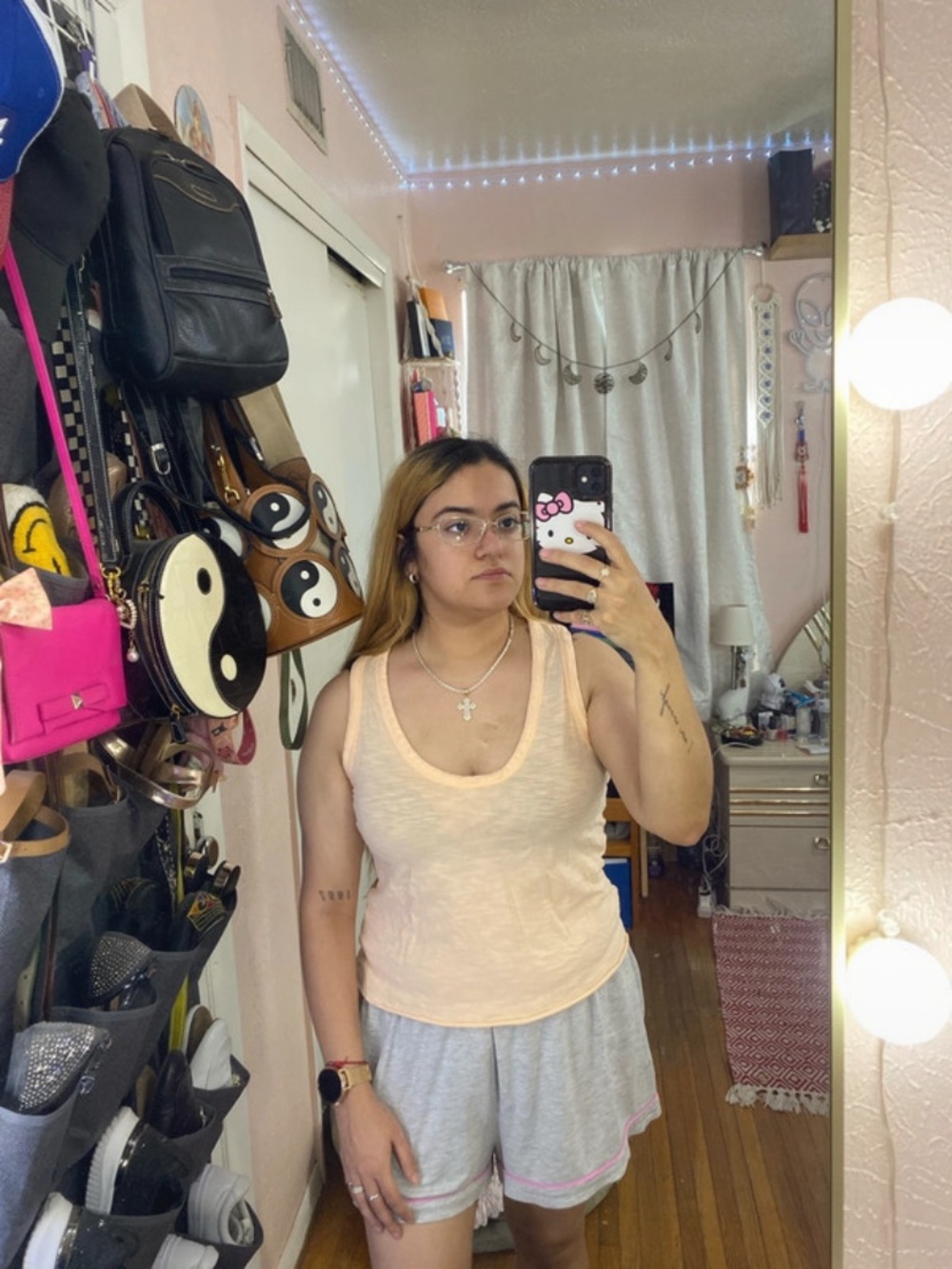 Universal Thread Peach Scoop Neck Tank Top
